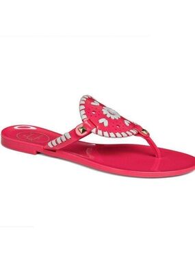 Jack rogers pink georgica jelly sandals